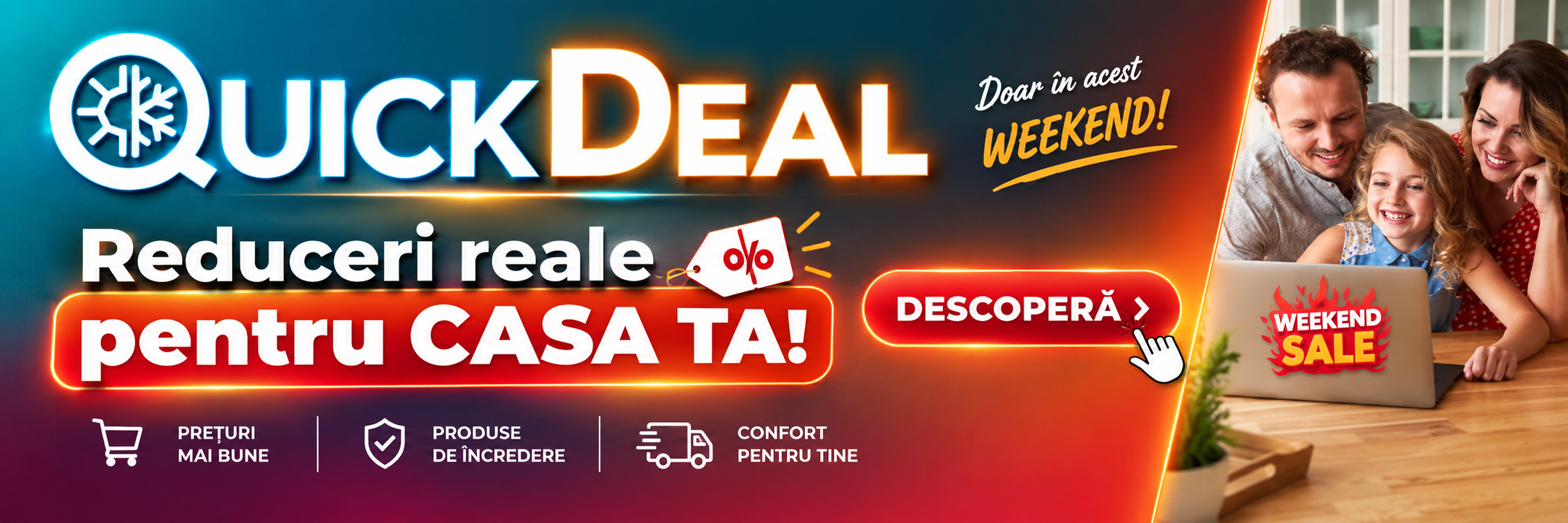 Campanie promo weekend