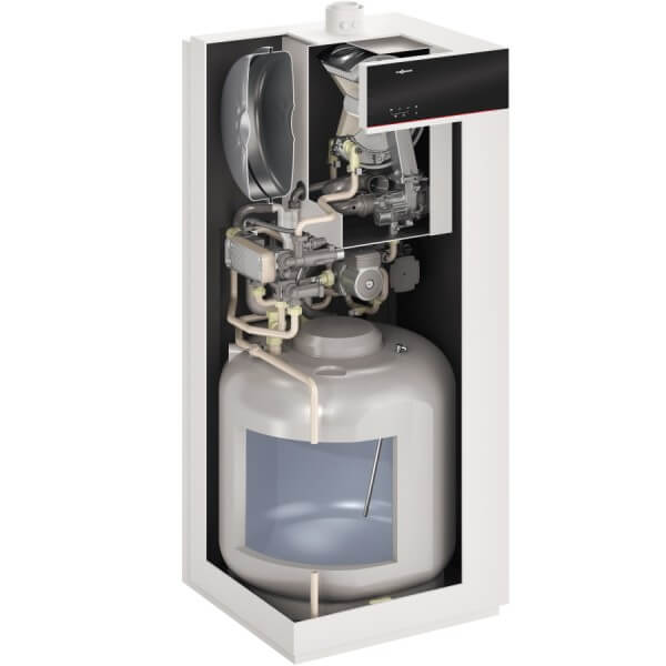 Poza Centrala termica in condensatie Viessmann Vitodens 111-F B1TF 25 kW cu boiler de 100 litri. Poza 4839