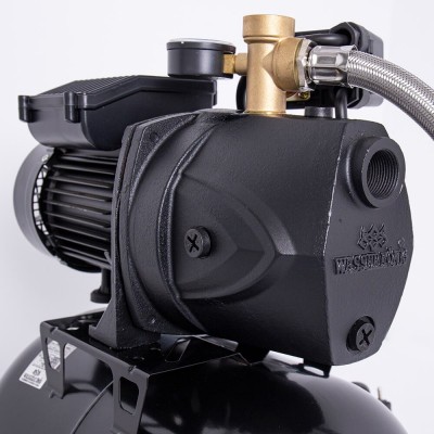 Poza Hidrofor pompa autoamorsanta Wasserkonig FL498025, fonta, 1150 W, 4800 l/h, refulare 49 m, rezervor 24 l. Poza 17804