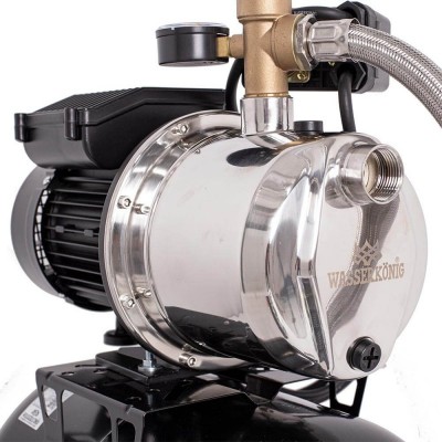 Poza Hidrofor Wasserkonig IL457225, pompa autoamorsanta, inox, putere 1050 W, debit 4320 l/h, inaltime refulare 45 m, vas de expansiune 24 l. Poza 17837
