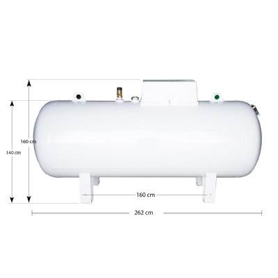 Poza Rezervor/Bazin GPL suprateran 2700 litri Tanky Gas, echipat complet fabricat in Grecia. Poza 18567