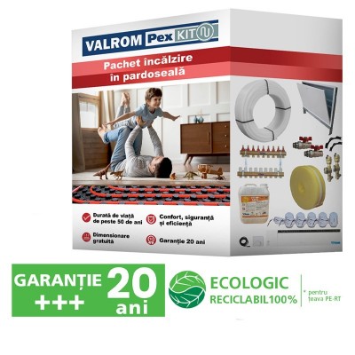 Poza Pachet complet de incalzire in pardoseala VALROM PEXKIT Eco - 50 MP fara automatizare. Poza 24419