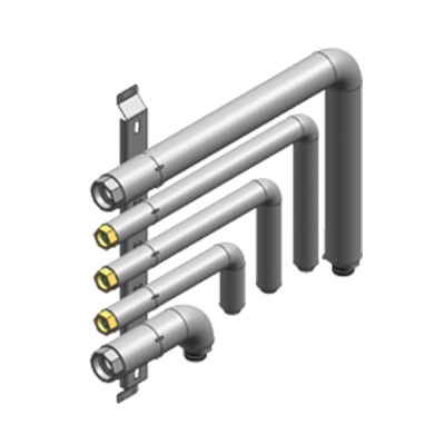 Set de racorduri hidraulice circuit de incalzire pentru instalare laterala - Viessmann Vitocal 111-S