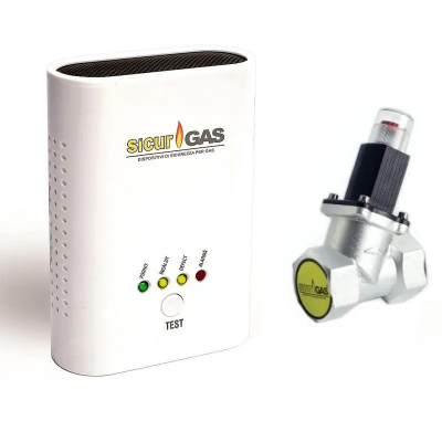 Poza Detector de gaz cu electrovalva 3/4 SicurGAS. Poza 25025