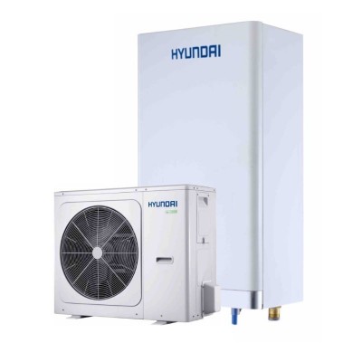 Poza Pompa de caldura aer-apa split HYUNDAI HYHA-V6W/D2N8-B, 6 kW, monofazata, cu booster electric 3 kW, clasa energetica A+++. Poza 23199