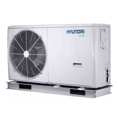 Poza Pompa de caldura aer-apa monobloc Hyundai HYHC-V6W/D2N8-B, 6 kW, monofazata, cu booster electric 3 kW, clasa energetica A+++. Poza 23228