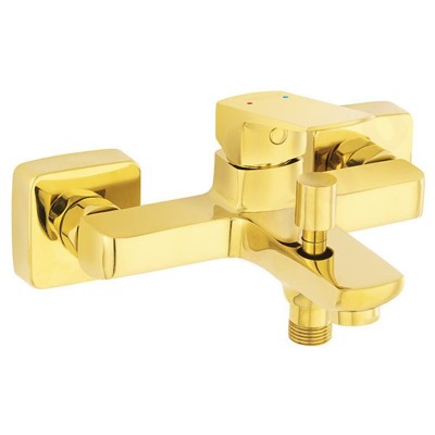 Poza Baterie cada dus Ferro Vitto Verdeline BVI1VL, monocomanda, auriu. Poza 24406