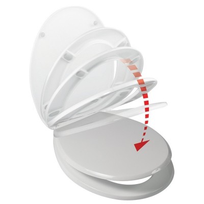 Poza Capac vas WC Wirquin Casual Line, cu sistem de inchidere lenta. Poza 20012