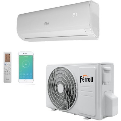 Poza Aer conditionat Inverter Ferroli Giada S, WI-FI, R32, A++ la racire 9000 BTU. Poza 24471