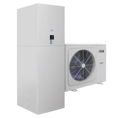 Poza Pompa de caldura aer-apa reversibila split cu boiler integrat de 190 litri Ferroli OMNIA ST 3.2 HI3 4 kW, monofazata, cu sistem electric integrat de 3 kW. Poza 25803