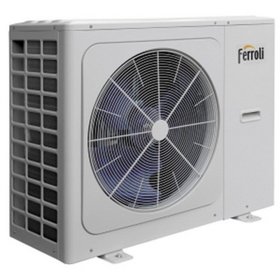Poza Pompa de caldura aer-apa reversibila split Ferroli OMNIA S 3.2 HI3 4 kW, cu sistem electric integrat de 3 kW. Poza 25748