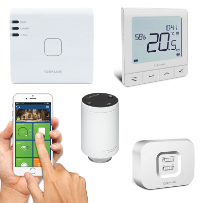 Poza Pachet control independent in fiecare camera Salus IT600 pentru apartament cu 7 calorifere. Poza 26760