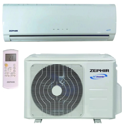 Poza Aer conditionat 12000 BTU Zephit Ionizer, Inverter, Wi-Fi, Clasa A++, functie ionizare, kit instalare inclus. Poza 33390