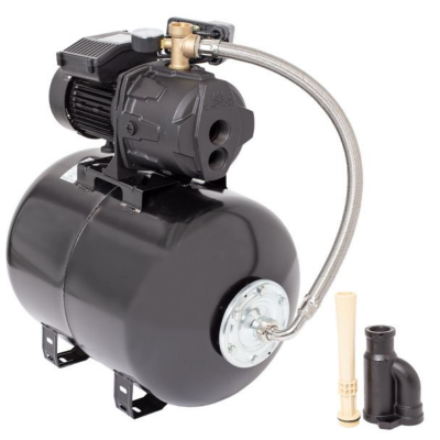 Poza Hidrofor cu pompa de mare adancime Wasserkonig FA425250, putere 950 W, debit 3120 l/h, inaltime refulare 42 m, aspiratie 25 m, vas de expansiune 50 litri. Poza 33757