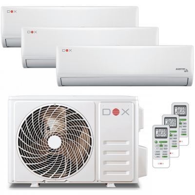 Poza Aer conditionat multisplit Radox DOX, 3x12000 BTU, inverter, control WIFI, clasa A++/A+. Poza 37388