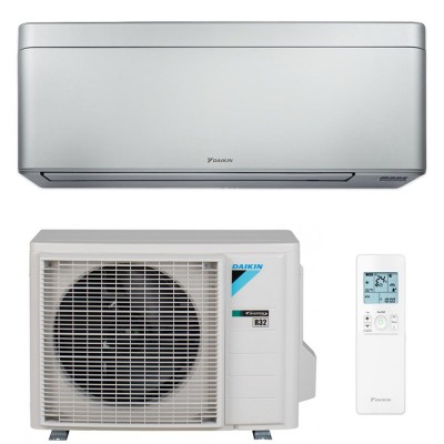 Poza Aer conditionat Daikin Stylish Bluevolution 7000 BTU, Argintiu, FTXA20CS-RXA20A8, Inverter, control Wi-Fi, Clasa A+++/A+++. Poza 36873