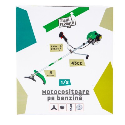 Poza Motocoasa pe benzina Micul Fermier GF-1311-S001-G02, 3.4CP, 43 CC cu 4 accesorii si pornire rapida. Poza 35583
