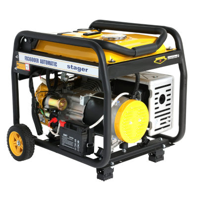 Poza Generator curent monofazat, 230V, 3kW Stager FD 3600ER Automatic, benzina, conector ATS, multistart, autonomie pana la 30h. Poza 39388