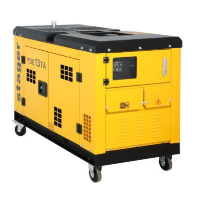 Poza Generator insonorizat 10kVA Stager YDE13TA, 39A, 3000rpm, monofazat, diesel, pornire electrica. Poza 39476