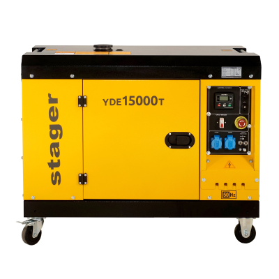 Poza Generator insonorizat 12kVA Stager YDE15000T, 48A, 3000rpm, monofazat, diesel, pornire electrica. Poza 39485