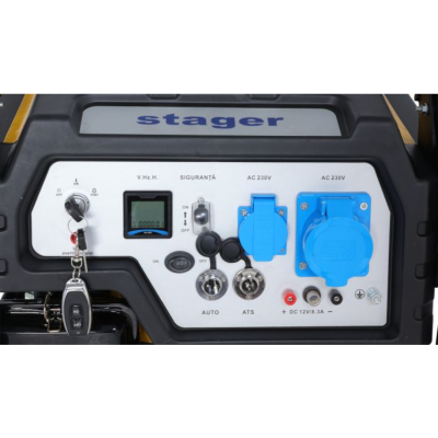 Poza Generator curent monofazat, 230V, 5.5kW Stager FD 6500ER Automatic, benzina, conector ATS, multistart, autonomie pana la 30h. Poza 39421