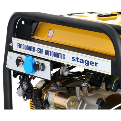 Poza Generator curent dual 230V/400V, 8.5kW Stager FD 10000ER-E3R Automatic, benzina, conector ATS, multistart, autonomie pana la 20h. Poza 39431
