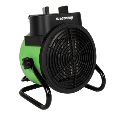 Poza Aeroterma electrica Micul Fermier MF-EI1050-G01, 1000/2000W, element de incalzire ceramic. Poza 40599