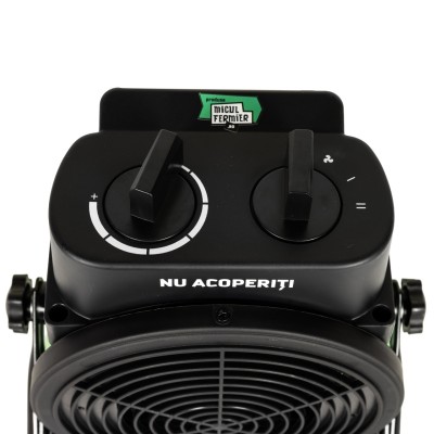 Poza Aeroterma electrica Micul Fermier MF-EI1050-G01, 1000/2000W, element de incalzire ceramic. Poza 40601