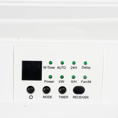 Poza Aeroterma electrica de perete Detoolz DZ-EI1006-G01, 2 kW, 2 trepte de putere, cu afisaj LED si termostat. Poza 40662