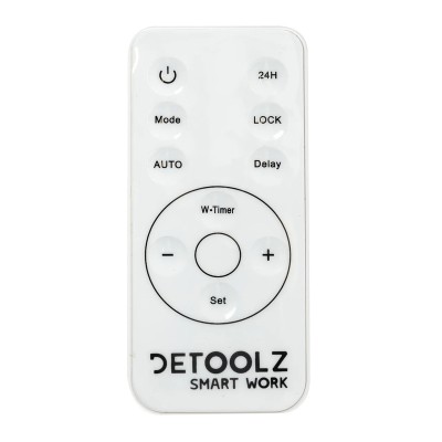 Poza Aeroterma electrica de perete Detoolz DZ-EI1006-G01, 2 kW, 2 trepte de putere, cu afisaj LED si termostat. Poza 40663