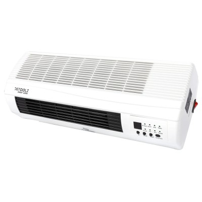 Poza Aeroterma electrica de perete Detoolz DZ-EI1006-G01, 2 kW, 2 trepte de putere, cu afisaj LED si termostat. Poza 40665