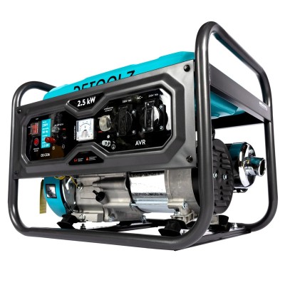 Poza Generator Detoolz DZ-C336 2.5kW, 2 prize, 230V, benzina, 4T, pornire manuala 15L fara roti G01. Poza 40763