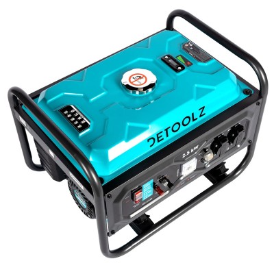Poza Generator Detoolz DZ-C336 2.5kW, 2 prize, 230V, benzina, 4T, pornire manuala 15L fara roti G01. Poza 40770