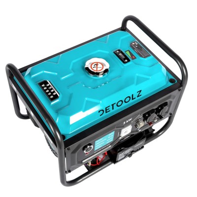 Poza Generator Detoolz DZ-C287-S001-G02 3 kW, 2 prize 230V, benzina, 4T, pornire electrica, rezervor 15L, fara roti G02. Poza 40820