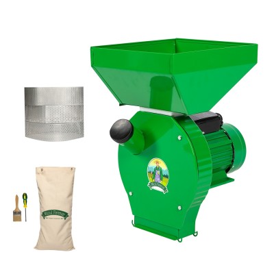 Poza Moara electrica pentru cereale Nr.2, Micul Fermier GF-0063-S001-G03 3.9kW, cu sac de colectare si suport. Poza 40959
