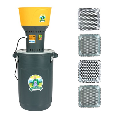 Poza Moara electrica pentru cereale Micul Fermier GF-2453 1.3kW, cu galeata plastic 60L. Poza 41014