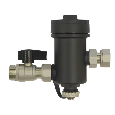 Poza Filtru antimagnetita Ferroli Protector S, racord 3/4, cu robinet golire. Poza 41779