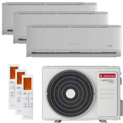 Poza Aer conditionat triplu split Ariston Alys 80 Inverter 9000 + 2 x 12000 BTU, WiFi Ready, Clasa A++/A+, Ultra Silent. Poza 29792