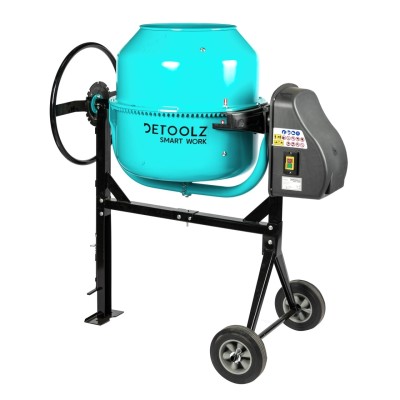 Poza Betoniera Detoolz DZ-C327, capacitate 180 litri, putere 1000W, coroana fonta, cu roti. Poza 42570