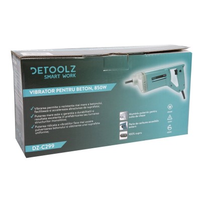 Poza Vibrator de beton Detoolz DZ-C299, putere 850W, ax 35mm. Poza 42642
