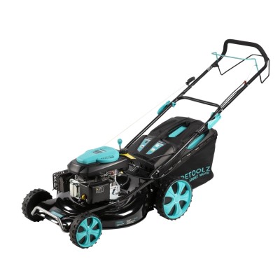 Poza Masina de tuns gazon Detoolz DZ-M107, 5CP, 196CC, latime de taiere 53cm, colector 70L, propulsie automata. Poza 42980