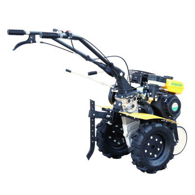 Poza Motocultor ProGARDEN Campo 703 7CP, 2+1 trepte, roti 4.00-8, 2+1 freze, benzina, curele, transmisie aluminiu. Poza 43062