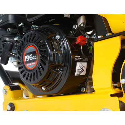 Poza Placa compactoare usoara Stager PCB90, motor Loncin G200F benzina, rezervor apa, roti, covor silicon. Poza 43304