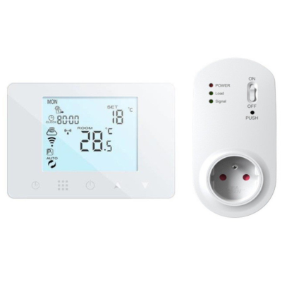 Poza Termostat ambient Auraton Orion 230V SET, fara fir, programabil, control prin internet Tuya Smart. Poza 43515