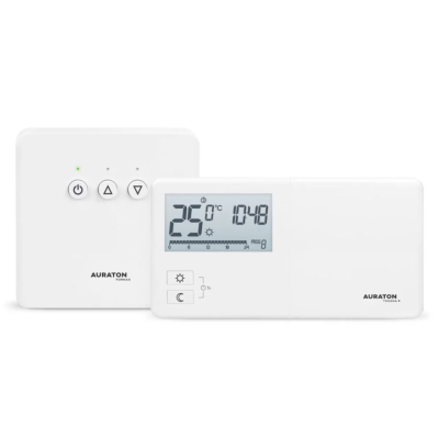 Poza Termostat ambient Auraton Tucana SET, fara fir, programabil, alb. Poza 43523