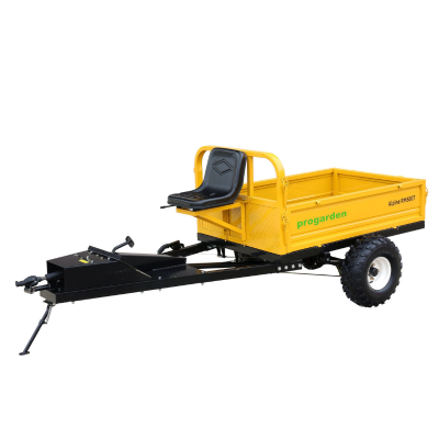 Poza Pachet ProGARDEN Alpine RM500T Remorca cu tractiune 500kg, 1 osie, prindere bolt pentru motocultor, roti 19x7-8 si set manicoti Adaptiv 3 in 1 S. Poza 43695