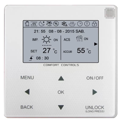 Poza Pompa de caldura aer-apa reversibila Ferroli OMNIA M 3.2 6 kW, cu rezistenta electrica integrata de 3 kW. Poza 39103