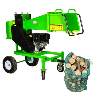 Poza Tocator crengi Micul Fermier MF-MO1011-G01, motor benzina 18CP, diametru maxim taiere 120mm, cu carlig de remorcare, pentru brichete. Poza 43868