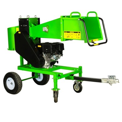 Poza Tocator crengi Micul Fermier MF-MO1011-G01, motor benzina 18CP, diametru maxim taiere 120mm, cu carlig de remorcare, pentru brichete. Poza 43890