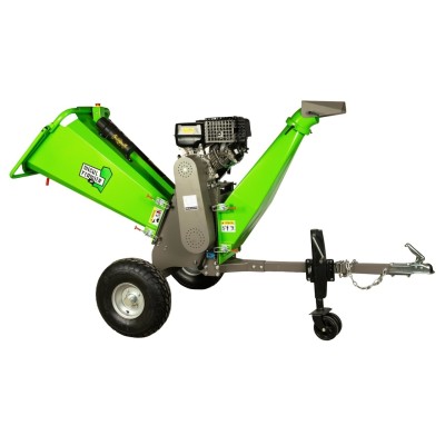 Poza Tocator crengi Micul Fermier MF-MO1010-S001-G01, motor benzina 15 CP, diametru maxim taiere 150 mm, cu carlig de remorcare, pentru rumegus. Poza 43907